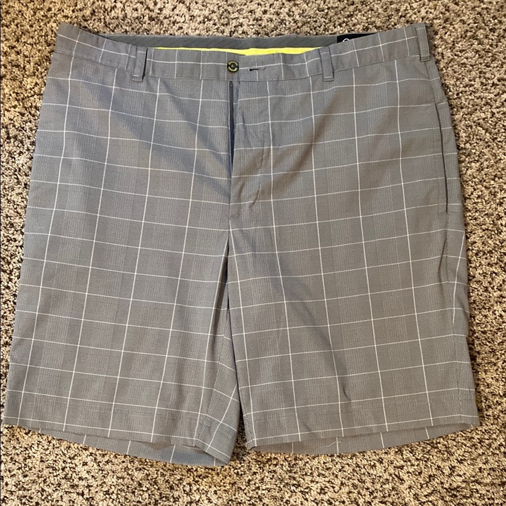 Gray Checkered Men's Shorts
